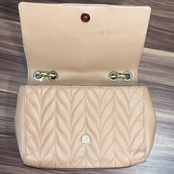 Kate Spade Briar Lane Emelyn quilted white/dove multi colorblock crossbody - Picture 8 of 16